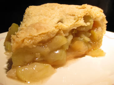 What is a recipe for a basic apple pie?