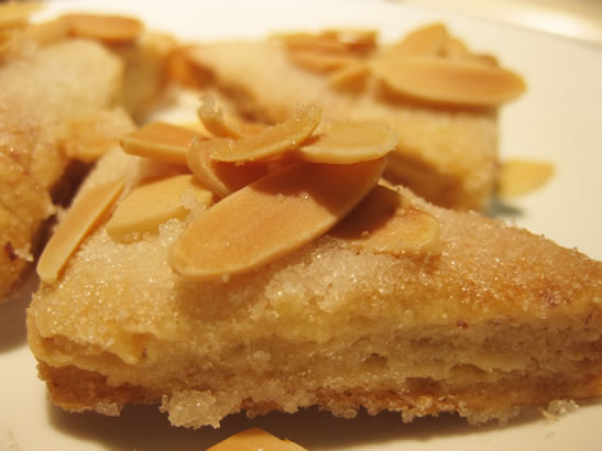 almond cookies from leftover pie crust