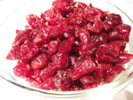 cranberry craisins in a bowl