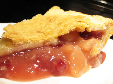 cranberry pear pie recipe