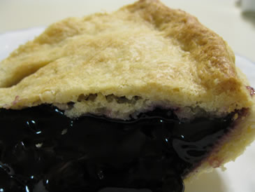 blueberry pie crust