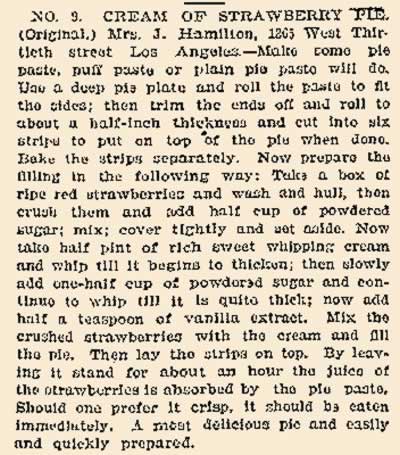 fresh strawberry pie recipe 1905