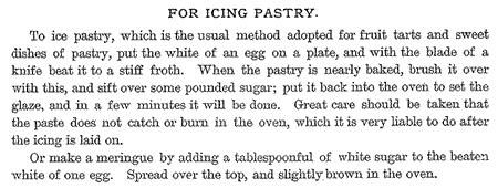 icing for your pie crust 1887