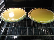 libby pies in oven