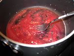 pomegranate sauce pan