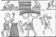 rameses iii bakery spiral shaped bread pie history