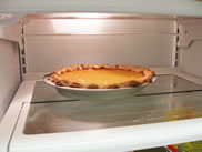 thaw pie in refrigerator