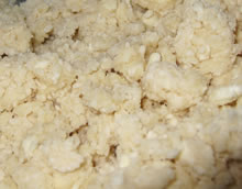 wheat free pie crust butter and rice flour mix