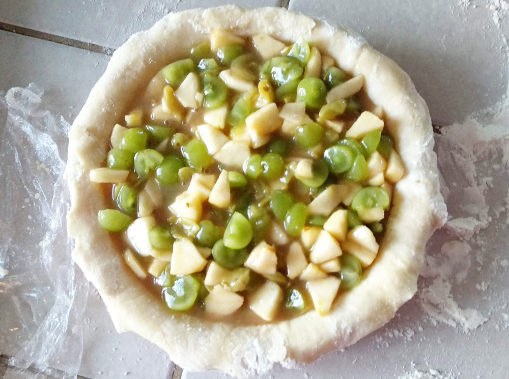 green grape pie filling