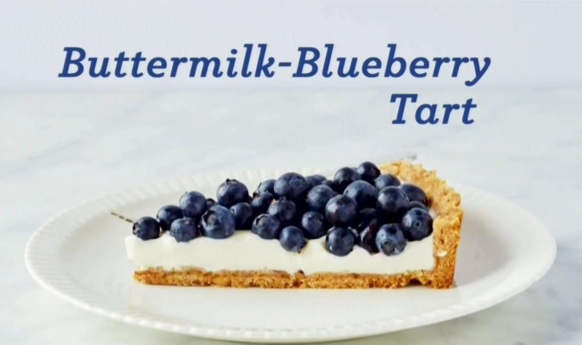 martha buttermilk blueberry tart