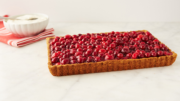 walnut cranberry tart